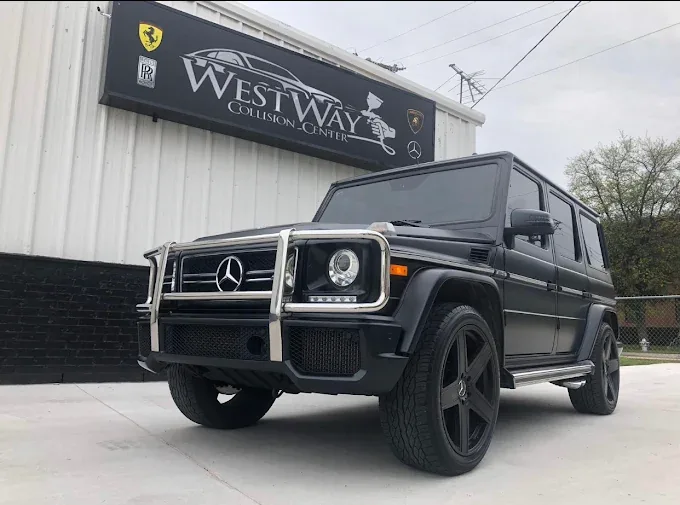 Mercedes G-Wagon serviced at Westway Collision Center in Carrollton, TX