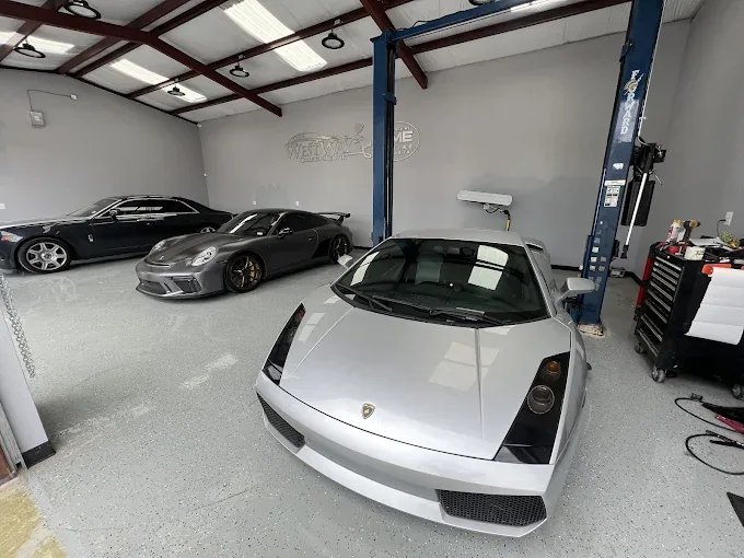 Inside the Westway Collision Center shop in Carrollton, TX